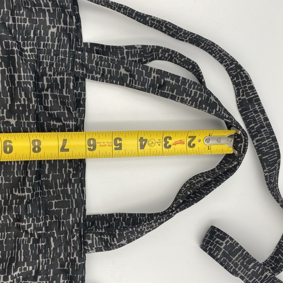 Adidas Tote Shoulder Handle Gym Bag Black Grey Inner Pocket 14" X 13" - Picture 5 of 8